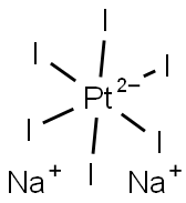 SODIUM HEXAIODOPLATINUM (IV) Struktur