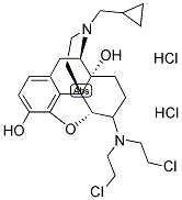 BETA-CHLORNALTREXAMINE DIHYDROCHLORIDE Struktur