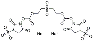 BIS[2-(SULFOSUCCINIMIDOOXYCARBONYLOXY)-ETHYL]SULFONE DISODIUM Struktur