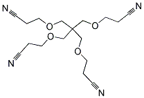 6,6-BIS(4-CYANO-2-OXABUTYL)-4,8-DIOXAUNDECANE-1,11-DINITRILE Struktur