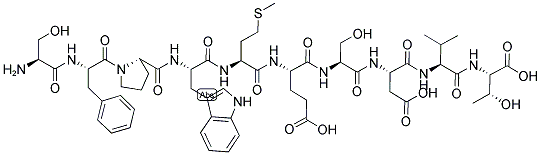 H-SER-PHE-PRO-TRP-MET-GLU-SER-ASP-VAL-THR-OH Struktur