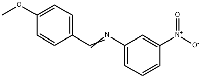 N-[(4-METHOXYPHENYL)METHYLIDENE]-N-(3-NITROPHENYL)AMINE Struktur