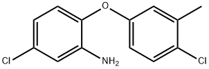 5-CHLORO-2-(4-CHLORO-3-METHYLPHENOXY)ANILINE Struktur