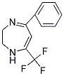 5-PHENYL-7-(TRIFLUOROMETHYL)-1H,2H,3H-1,4-DIAZEPINE Struktur