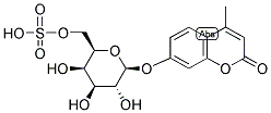 4-METHYLUMBELLIFERYL BETA-D-GALACTOPYRANOSIDE-6-SULFATE Struktur