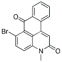 4-BROMO-N-METHYL-1,9-ANTHRAPYRIDONE Struktur