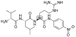 D-VAL-LEU-ARG-PARANITROANILIDE Struktur