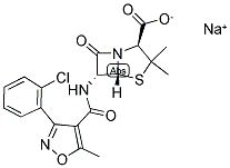 DICLOXACILLIN SODIUM Struktur