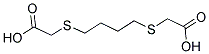 1,4-BIS(CARBOXYMETHYL-MERCAPTO)BUTANE Struktur