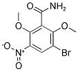 3-BROMO-2,6-DIMETHOXY-5-NITROBENZAMIDE Struktur