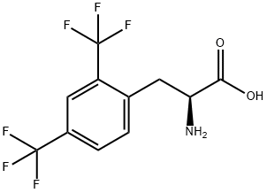 2,4-BIS(TRIFLUOROMETHYL)-DL-PHENYLALANINE Struktur