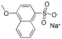 4-METHOXY-NAPHTHALENE-1-SULFONIC ACID ANION SODIUM SALT Struktur