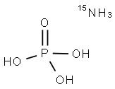 AMMONIUM DIHYDROGEN PHOSPHATE-15N Struktur