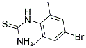 4-BROMO-2,6-DIMETHYLPHENYLTHIOUREA Struktur