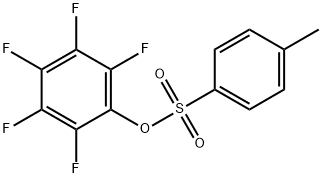 2,3,4,5,6-PENTAFLUOROPHENYL 4-METHYLBENZENESULFONATE Struktur