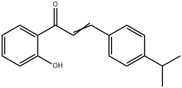 1-(2-HYDROXYPHENYL)-3-(4-ISOPROPYLPHENYL)PROP-2-EN-1-ONE Struktur