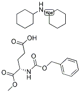 N-CBZ-L-GLUTAMIC ACID ALPHA-METHYL ESTER DICYCLOHEXYL AMMONIUM SALT Struktur