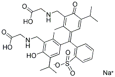 GLYCINE THYMOL BLUE SODIUM SALT Struktur