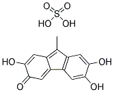 9-METHYL-2,3,7-TRIHYDROXY-6-FLUORONE SULFATE Struktur