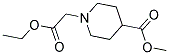 METHYL 1-(2-ETHOXY-2-OXOETHYL)-4-PIPERIDINECARBOXYLATE Struktur