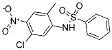 N-(5-CHLORO-2-METHYL-4-NITROPHENYL)-BENZENESULFONAMIDE Struktur