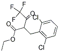 ETHYL 2-(2,6-DICHLOROBENZYL)-4,4,4-TRIFLUOROACETOACETATE Struktur