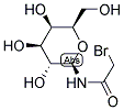 1-BROMOACETAMIDO-1-DEOXY-BETA-D-GALACTOPYRANOSE Struktur