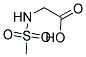 [(METHYLSULFONYL)AMINO]ACETIC ACID Struktur