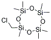 CHLOROMETHYL HEPTAMETHYL CYCLOTETRASILOXANE Struktur