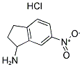 1-AMINO-6-NITROINDANE HYDROCHLORIDE Struktur