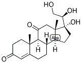 17-ALPHA,20-BETA,21-TRIHYDROXY-4-PREGNENE-3,11-DIONE Struktur