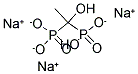 1-HYDROXYETHYLIDENE-1,1-DIPHOSPHONIC ACID TRISODIUM SALT Struktur