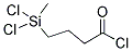 4-(METHYLDICHLOROSILYL)BUTYRYL CHLORIDE Struktur