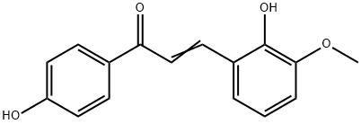 4',2-DIHYDROXY-3-METHOXYCHALCONE Struktur