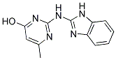 2-(1H-BENZIMIDAZOL-2-YLAMINO)-6-METHYL-4-PYRIMIDINOL Struktur