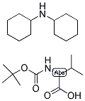 BOC-D-VAL-OH DCHA Struktur