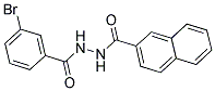 1-(3-BROMOBENZOYL)-2-(2-NAPHTHOYL)-HYDRAZINE Struktur