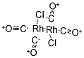 TETRACARBONYLDI-U-CHLORODIRHODATE (II) Struktur