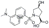 N-DANSYL-TRANS-4-HYDROXY-L-PROLINE, CYCLOHEXYLAMMONIUM SALT Struktur