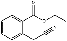 2-CYANOMETHYL BENZOIC ACID ETHYL ESTER Struktur