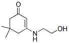 3-(2-HYDROXYETHYLAMINO)-5,5-DIMETHYL-2-CYCLOHEXEN-1-ONE Struktur