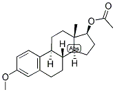 1,3,5(10)-ESTRATRIEN-3,17-BETA-DIOL 17-ACETATE, 3-METHYL ETHER Struktur