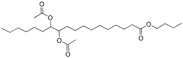 11,12-DIACETOXY BUTYL STEARATE Struktur