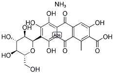 AMMONIUM CARMINATE Struktur