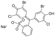 3',3''-DIBROMO-5',5''-DICHLOROPHENOLSULFONEPHTHALEIN SODIUM SALT Struktur