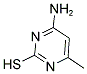 4-AMINO-6-METHYLPYRIMIDINE-2-THIOL Struktur