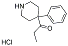 4-PHENYL-4-PROPIONYLPIPERIDINE HYDROCHLORIDE Struktur