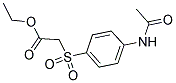 ETHYL-A-(4-ACETAMIDOPHENYLSULFONYL)ACETATE Struktur