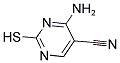 4-AMINO-2-MERCAPTOPYRIMIDINE-5-CARBONITRILE Struktur