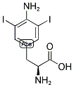 4-AMINO-3,5-DIIODO-L-PHENYLALANINE Struktur